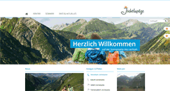 Desktop Screenshot of lechtaler-bergbahnen.at