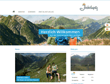 Tablet Screenshot of lechtaler-bergbahnen.at